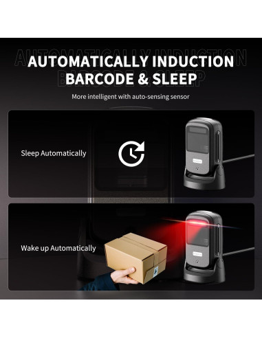 Escáner de Código de Barras Automático NetumScan NS-40 USB 1D/2D