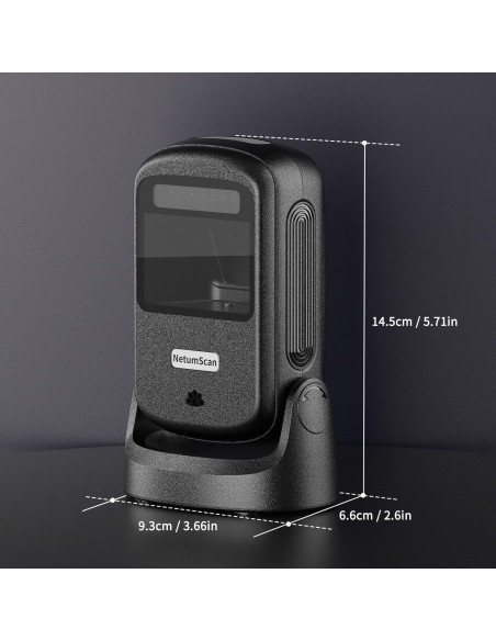 Escáner de Código de Barras Automático NetumScan NS-40 USB 1D/2D Escáner de Código de Barras Automático NetumScan NS-40 USB 1D/2D