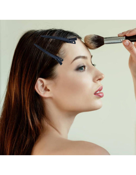 40 Clips de Estilo para el Cabello Dizila 9cm Metal Negro