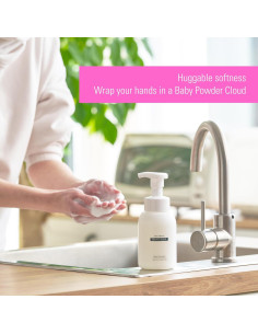 Jabón Espumoso Hidratante May Medic 300 ml Talco Bebés 2