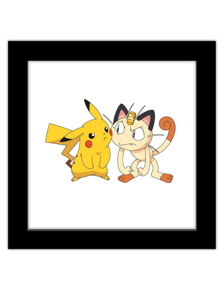 Arte de Pared Gallery Pops Pokémon Pikachu y Meowth 30.48 cm