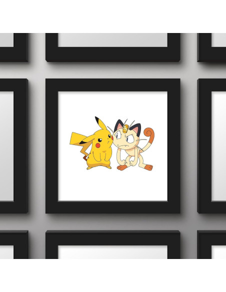 Arte de Pared Gallery Pops Pokémon Pikachu y Meowth 30.48 cm