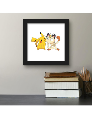 Arte de Pared Gallery Pops Pokémon Pikachu y Meowth 30.48 cm