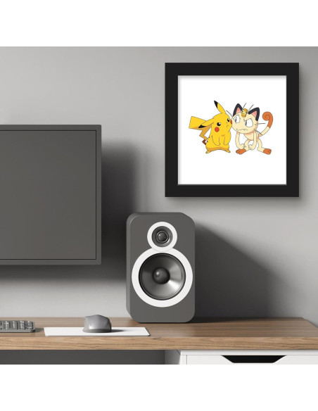 Arte de Pared Gallery Pops Pokémon Pikachu y Meowth 30.48 cm