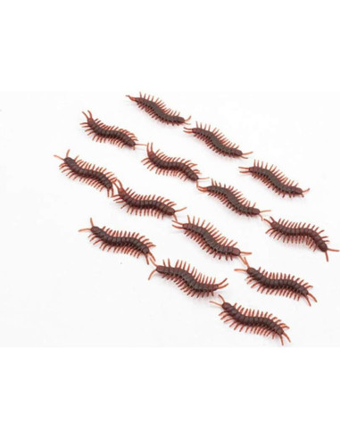 20 Ciempiés Falsos Realistas Wendy Mall - Broma Halloween