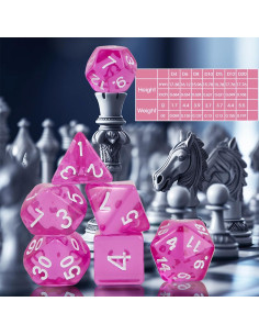 Juego de Dados DND Pipirich 70 Piezas Poliedricos 2