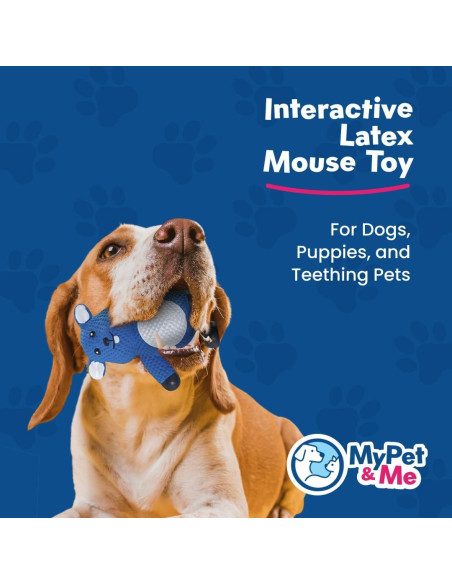 Juguete para Perros Mi Mascota y Yo Ratón Azul 10.9 cm Juguete para Perros Mi Mascota y Yo Ratón Azul 10.9 cm