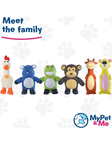 Juguete para Perros Mi Mascota y Yo Ratón Azul 10.9 cm