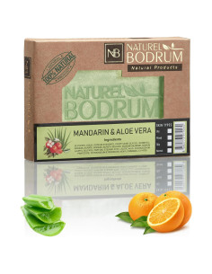 Barra de Jabón Orgánico Mandarina y Aloe Vera 100g - Natural Bodrum