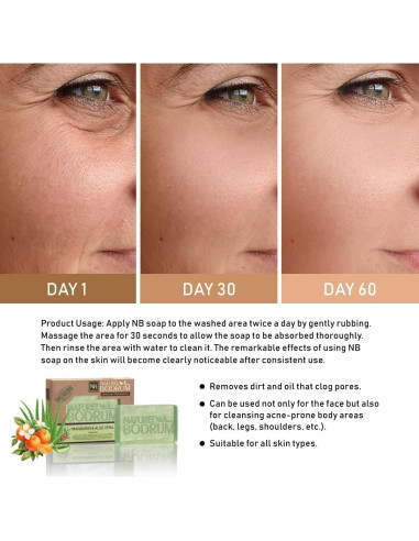 Barra de Jabón Orgánico Mandarina y Aloe Vera 100g - Natural Bodrum