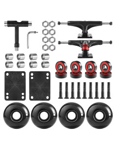 Juego de Skateboard AXDT Ejes y Ruedas 52mm y 60mm