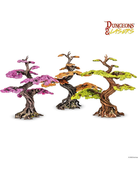 Dungeons & Lasers Bosques Élficos - 34 Piezas RPG Sin Pintar Dungeons & Lasers Bosques Élficos - 34 Piezas RPG Sin Pintar