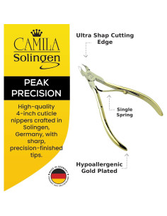 Cortador de Cutículas Profesional Camila Solingen 10.16cm 5mm 2