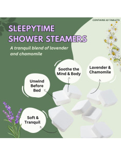 Bombas de Ducha Aromaterapia Lavanda 10 Unidades Hechas en EE. UU. 2