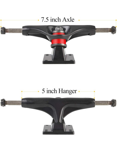 Juego de Skateboard AXDT Ejes y Ruedas 52mm y 60mm