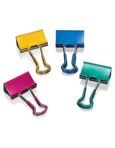 Clip de carpeta metálico Officemate 31054, 6 paquetes de 12