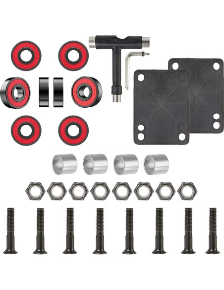 Juego de Skateboard AXDT Ejes y Ruedas 52mm y 60mm