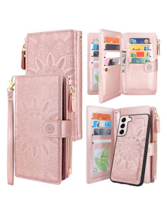 Harryshell Carcasa Billetera Magnética para Samsung S22+ 5G