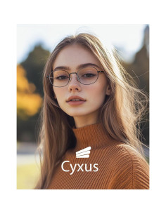Gafas de luz azul Cyxus 8562 metálicas unisex protección UV 2