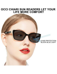 Gafas de Lectura Oversized OCCI CHIARI UV400 1.25x para Mujeres 2