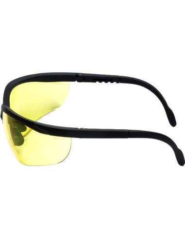Gafas de Seguridad Ajustables LEDwholesalers 7821 UV Amarillas
