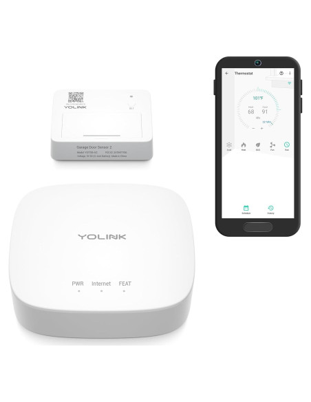 Sensor de Puerta de Garaje Inteligente YoLink con Hub