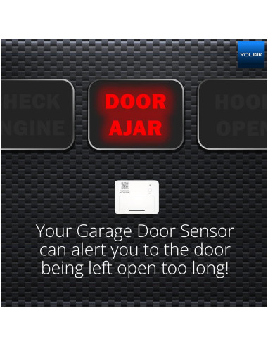 Sensor de Puerta de Garaje Inteligente YoLink con Hub
