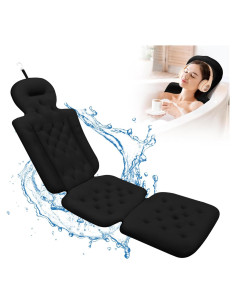 Almohada de Baño de Cuerpo Completo sxiiro 130x41cm Antideslizante