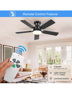 Control Remoto FAN53T para Ventilador de Techo Harbor Breeze 2