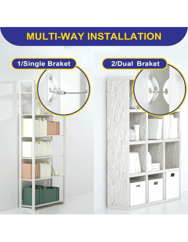 Anclajes de Muebles 4our Kiddies 10 Paquete Seguridad Infantil