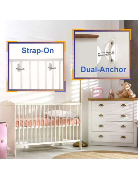 Anclajes de Muebles 4our Kiddies 10 Paquete Seguridad Infantil