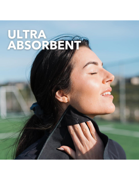 Pañuelos de Microfibra SweatBlock 25.4x25.4 cm 5 Pzs Negro