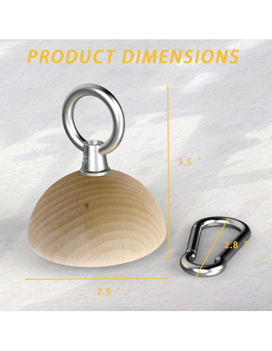 Bloque de Pinza de Madera de Haya Lights Mountain Grip - Entrenamiento de Fuerza