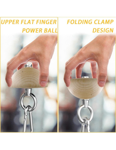 Bloque de Pinza de Madera de Haya Lights Mountain Grip - Entrenamiento de Fuerza