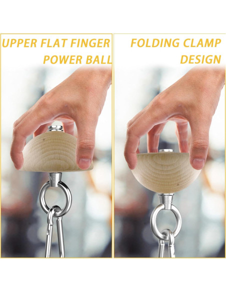 Bloque de Pinza de Madera de Haya Lights Mountain Grip - Entrenamiento de Fuerza