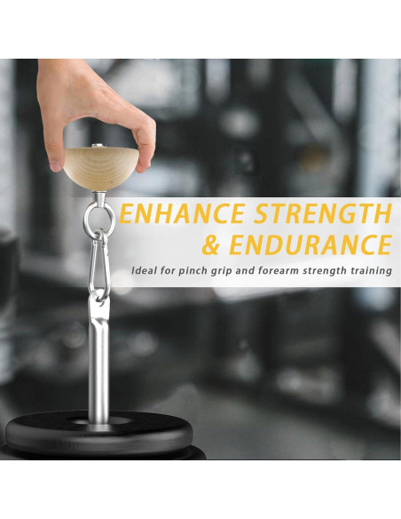 Bloque de Pinza de Madera de Haya Lights Mountain Grip - Entrenamiento de Fuerza