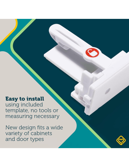 Cerraduras Adhesivas Safety 1st Secure-to-Explore 12 Pzas