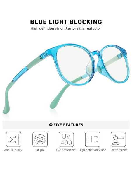 Gafas bloqueadoras de luz azul MERRY'S para niños 6-10 años