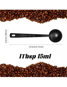 3 Cucharas Medidoras de Acero Inoxidable FHDUSRYO 15ml 2