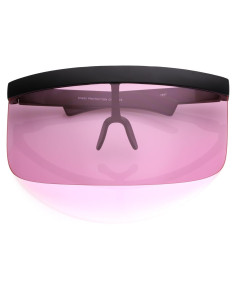 Gafas de Visor Futuristas zeroUV UV400 Rosa 172mm