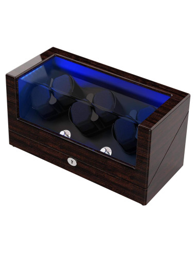 Enrollador de Reloj DOOMOOK para 6 Relojes Automáticos con LED