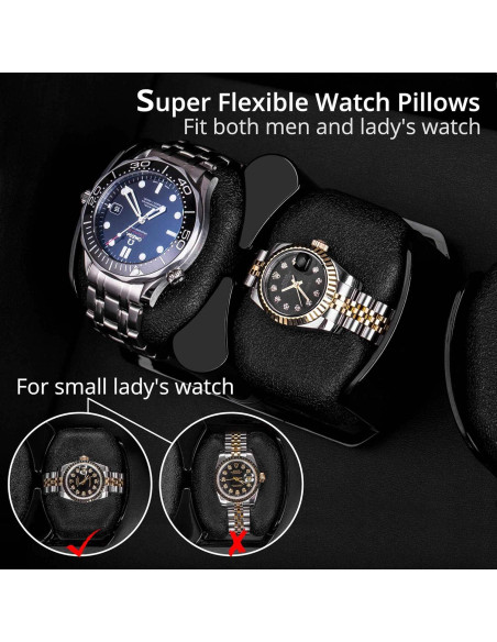 Enrollador de Reloj DOOMOOK para 6 Relojes Automáticos con LED Enrollador de Reloj DOOMOOK para 6 Relojes Automáticos con LED