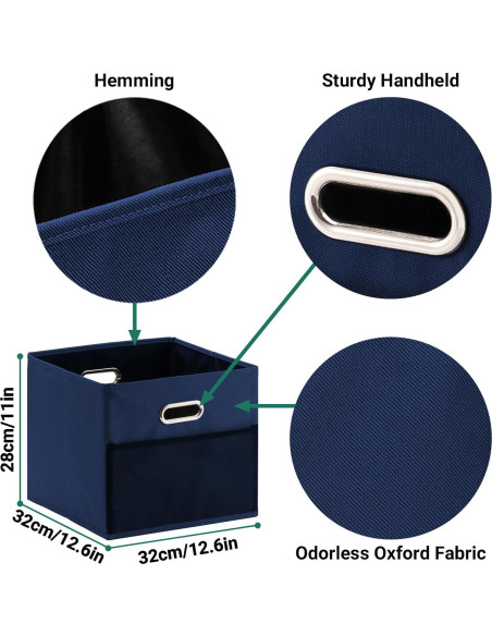 Organizadores de Maletero Plegables OYOUNGNI 2 Unidades Azul