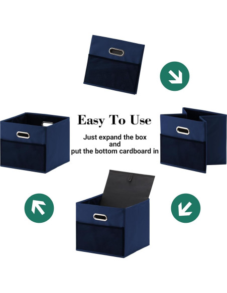 Organizadores de Maletero Plegables OYOUNGNI 2 Unidades Azul