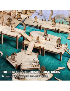 Conjunto Modular de Puente CZYY 7PCS para RPG 3D 2