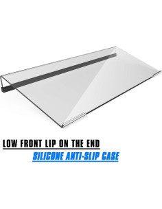 Soporte de Teclado Acrílico Richboom Compacto 30 cm con Silicona 2