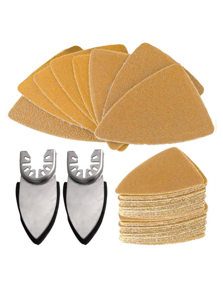 Kit de Almohadillas de Lijado Gulrear 72PCS para Herramientas Oscilantes Kit de Almohadillas de Lijado Gulrear 72PCS para Herramientas Oscilantes