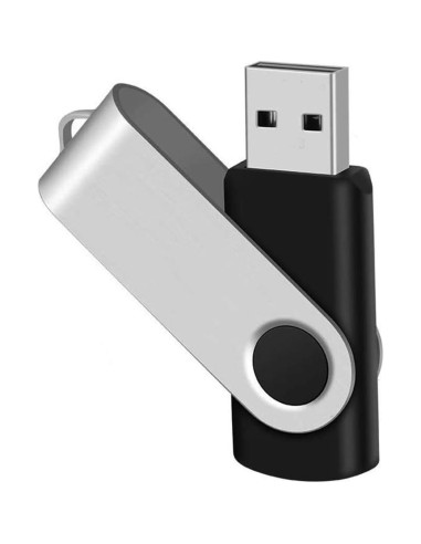 3 Unidades USB 2.0 1GB EASTBULL Flash Drive Metal Negro