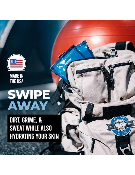 Toallitas Limpiadoras Game Face XL 25 Unidades 100% Compostables