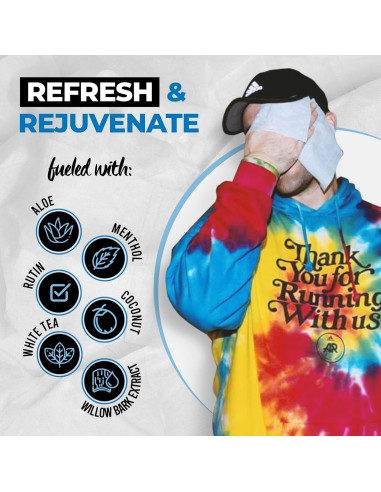 Toallitas Limpiadoras Game Face XL 25 Unidades 100% Compostables